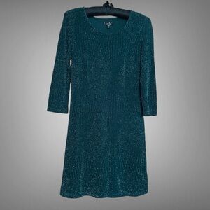 TRIXXI METALLIC MINI DRESS SIZE SMALL